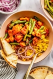 Honey Harissa Chicken and Green Beans