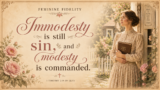 Immodesty is still sin and modesty is still commanded – Feminine Fidelity