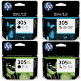 Sale Original HP 305 / 305XL Black & Colour Ink Cartridges For DeskJet 2710 Printer